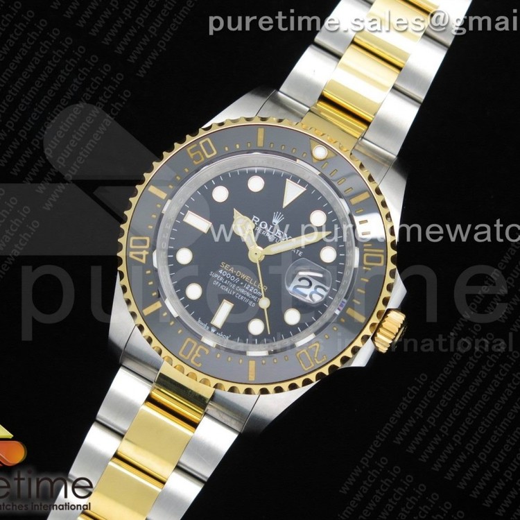 TW공장 롤렉스 씨드웰러 흑콤 Sea-Dweller 126603 Two Tone SS/YG Black Dial on SS/YG Bracelet A2836