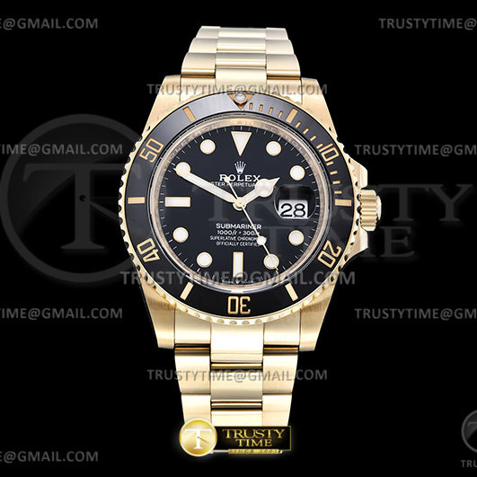 GM공장 롤렉스 신형 서브마리너 흑금 브레이슬릿 Submariner 126618LN 904 YG/YG Black GMF A3235