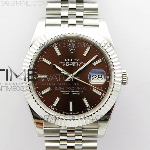 BP공장 롤렉스 데이저스트 41 브라운다이얼 브레이슬릿3235 DateJust 41 126334 SS New Version Brown Dial on Jubilee Bracelet