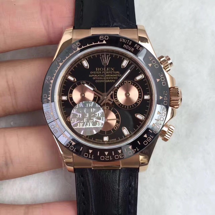 JF 롤렉스 세라믹 데이토나 116515 금통 블랙다이얼 Rolex Ceramic Daytona RG/Black Dial