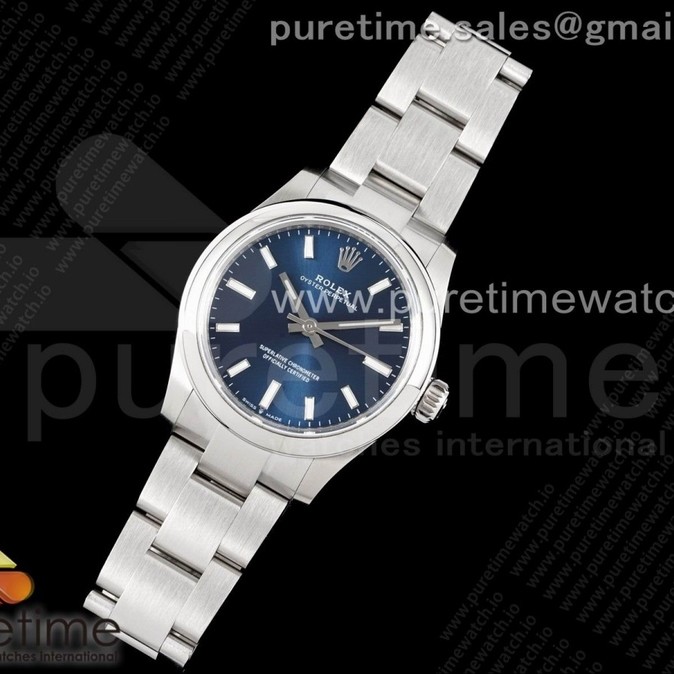 EW공장 롤렉스 오이스터퍼페츄얼 31미리 블루다이얼 Oyster Perpetual 31mm 277200 EWF Best Edition Blue Dial on SS Bracelet 6T15