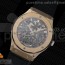 CY공장 위블로 클래식퓨전 스켈레톤 수동 페이크투어빌론 로즈골드 블랙 HUBLOT Classic Fusion Skeleton Manual Winding Fake Tourbillon RG/Black Dial