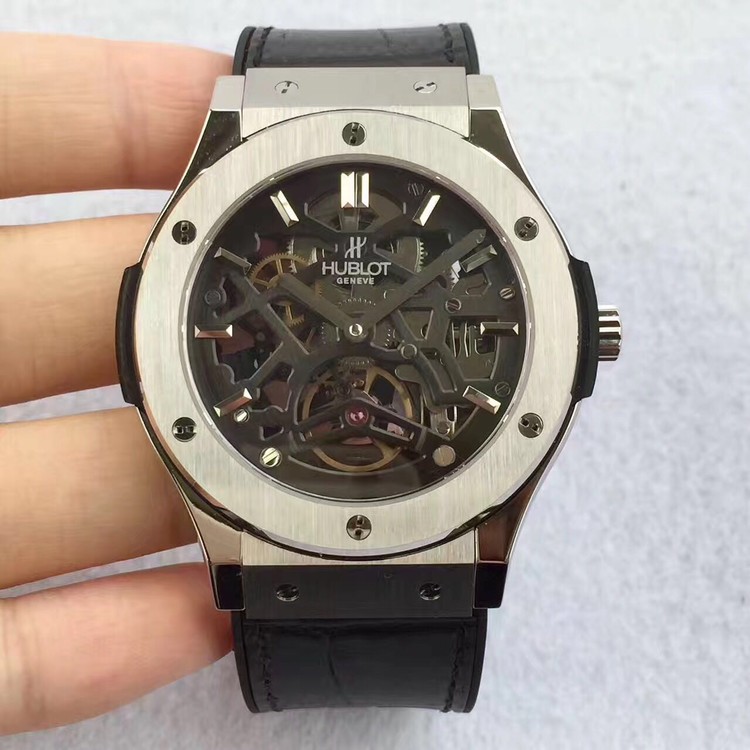 TF공장 위블로 클래식퓨전 스켈레톤 페이크투어빌론 블랙다이얼 HUBLOT Classic Fusion Skeleton Fake Tourbillon Black Dial