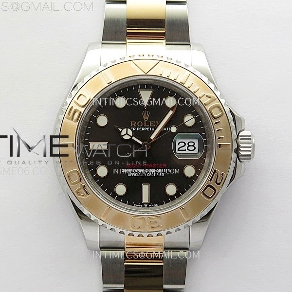 VS공장 롤렉스 요트마스터 40 로즈골드콤비 브라운다이얼 브레이슬릿 3235 Yacht-Master 126621 904L/RG VSF 1:1 Best Edition Brown Dial On 904L/RG Bracelet VS3235