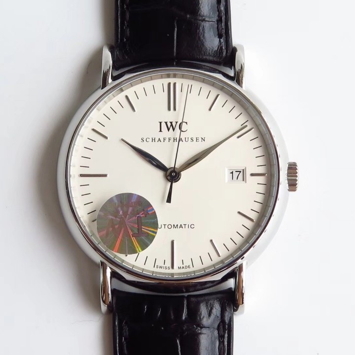 TW공장 IWC 포르토피노 IW3563 스틸 화이트다이얼 가죽스트랩