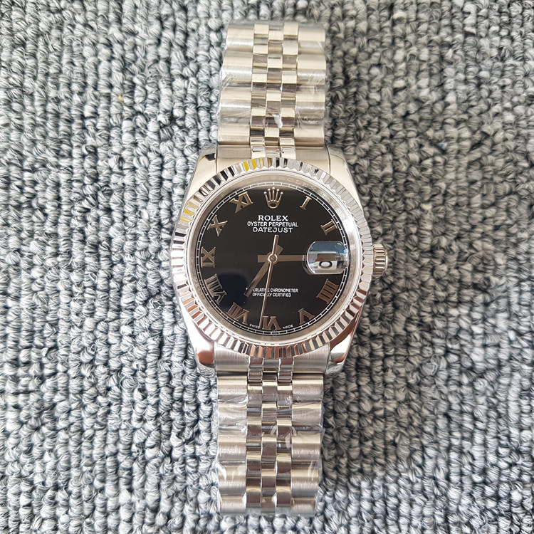 BP공장 롤렉스 데이저스트 스틸 검판 로만인덱스 Rolex DateJust SS&Black Dial Roman Index 브레스렛 V2