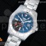 GF공장 v2 브라이틀링 어벤져2 GMT 블랙다이얼 브레이슬릿 Avenger GMT SS Black Dial Stick Markers on SS Bracelet A2836 V2