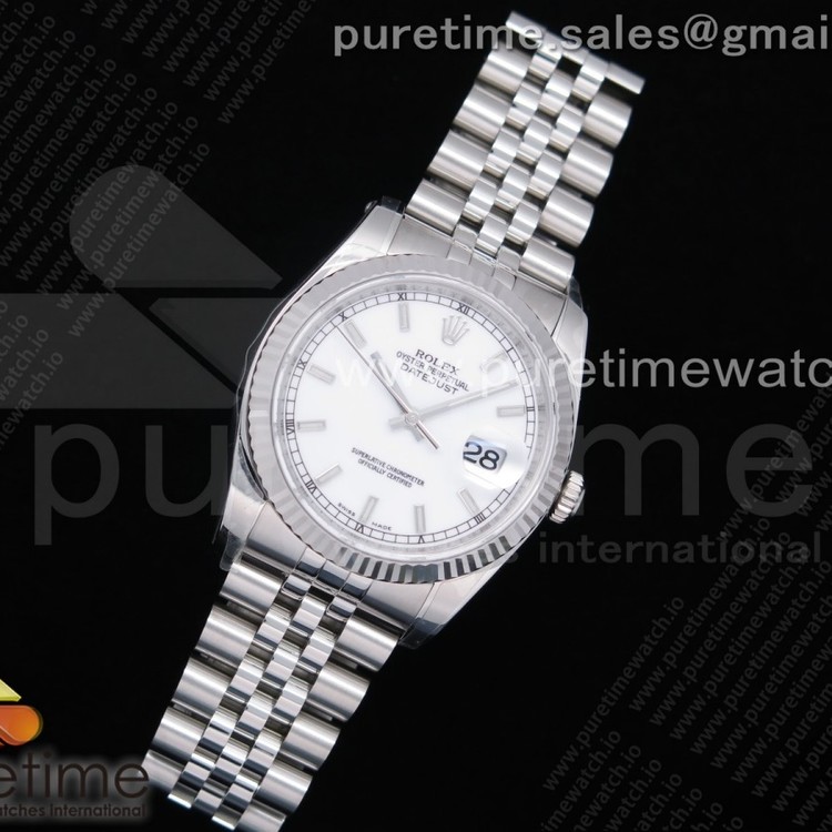 AR공장 V3 롤렉스 데이저스트 36 화이트다이얼 쥬빌레브레이슬릿 DateJust 36 SS 116234 904L Steel White Dial on Jubilee Bracelet SH3135 V3