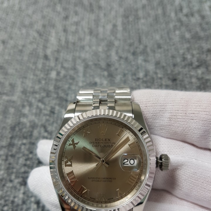 BP공장 롤렉스 데이저스트 스틸 그레이 로만 다이얼 Rolex DateJust SS&Gray Roman Dial 브레스렛 V2