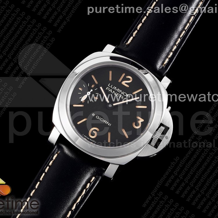 HW공장 파네라이 PAM915 루미노르 파네라이 블랙가죽스트랩 PAM915 SS HWF 1:1 Best Edition on Black Leather Strap Strap A6497