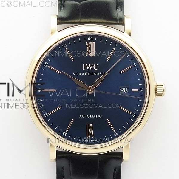 FK공장 포르토피노 로골 블루다이얼 가죽스트랩 Portofino Automatic RG FKF 1:1 Best Edition Blue Dial on Black Leather Strap A2892