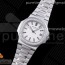 PP공장 V4 노틸러스 화이트다이얼 Nautilus 5711/1A PPF 1:1 Best Edition White Dial Diamonds Bezel on SS Bracelet 324CS