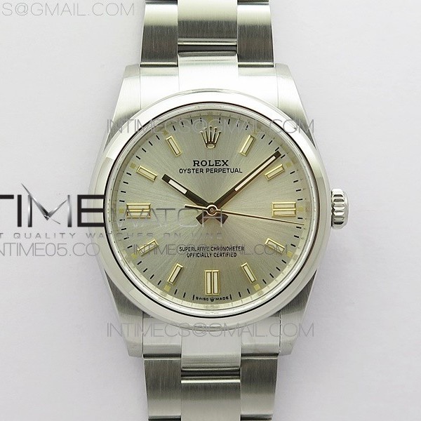 BP공장 롤렉스 오이스터퍼페츄얼 36미리 실버다이얼 2813 Oyster Perpetual 36mm 126000 BP Best Edition Silver Dial on SS Bracelet