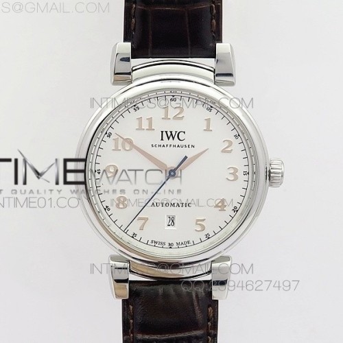 TW IWC 다 빈치 IW356601 스틸 화이트다이얼