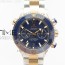 OM공장 오메가 씨마스터 크로노그래프 로즈골드콤비 블루다이얼 브레이슬릿 SEAMASTER PROFESSIONAL CHRONO SS/RG BLUE CERAMIC BLUE DIAL ON SS BRACELET A9300