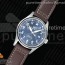 M+F공장 IWC 마크18 어린왕자 블루다이얼 가죽스트랩 Mark XVIII IW327010 SS Blue Dial on Brown Leather Strap A35111 (Free Nylon Strap