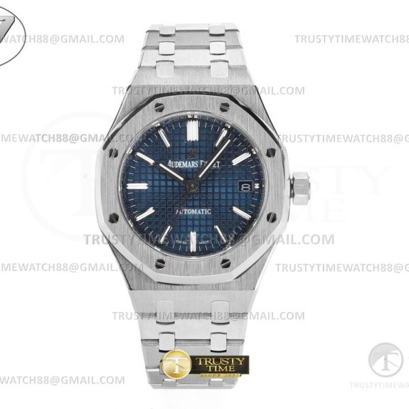 B7공장 오데마피게 로얄오크 15550 스틸 블루다이얼 브레이슬릿 Royal Oak 37mm 15550 SS/SS Blue B7F MY9015