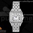 BV공장 까르띠에 팬더 27 스틸 다이아몬드베젤 화이트다이얼 브레이슬릿 Panthère 27mm BVF 1:1 Best Edition SS White Dial Diamonds Bezel on SS Bracelet Ronda Quartz