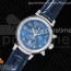 YL공장 IWC 다 빈치 크로노그래프 스틸 블루다이얼 가죽스트랩 IWC Da Vinci Chrono IW3934 SS Blue Dial on Blue Leather Strap A7750