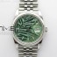 BP공장 롤렉스 데이저스트 36 스틸 그린팜다이얼 돔베젤 쥬빌레브레이슬릿 DateJust 36 SS 126200 BP 1:1 Best Edition New Green Dial on Jubilee Bracelet