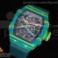 리차드밀 RM67-02 스프린트 스켈레톤다이얼 그린 나일론스트랩 RM 67-02 Sprint Skeleton Dial on Green Nylon Strap 6T51