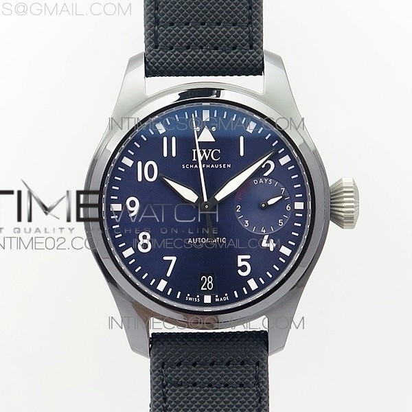 ZF공장v2 IWC 빅파일럿 로데오 드라이브 청판 세라믹 한정판 BIG PILOT REAL PR IW502003 REAL CERAMIC V2 ON BLACK CALFSKIN STRAP A51111