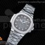 PF공장 파텍필립 노틸러스 레이디 7118 스틸 그레이다이얼 Nautilus Jumbo Ladies 7118 Gray Textured Dial on SS Bracelet A324 Clone