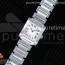 OX공장 까르띠에 탱크 프랑세즈 레이디스 스틸 화이트다이얼 브레이슬릿 Tank Francaise Ladies SS White Dial on SS Bracelet Ronda Quartz