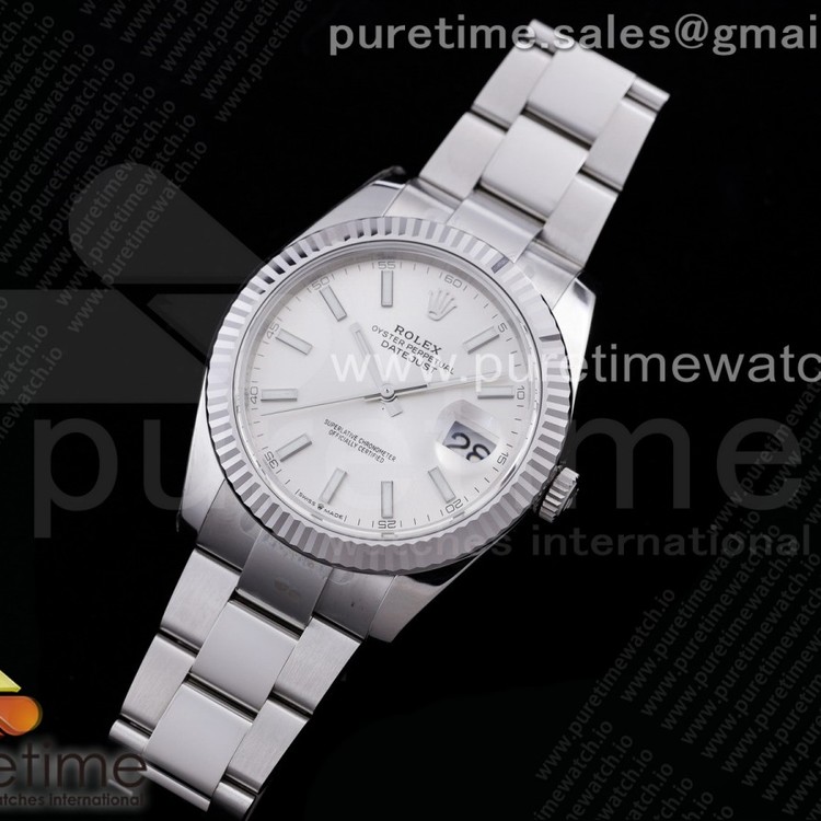 AR공장 V3 롤렉스 데이저스트 41 실버다이얼 New DateJust 41 126334 ARF 1:1 Best Edition 904L Steel Silver Dial on Oyster Bracelet A2824