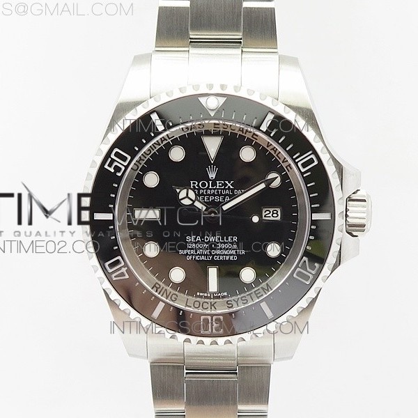 BP 롤렉스 씨드웰러 딥씨 V2 SA3135 SEA-DWELLER DEEPSEA 116660 BLACK CERAMIC BEZEL BLACK DIAL BEST EDITION SA3135