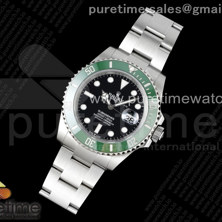 NTF공장 롤렉스 서브마리너 41 스틸 그린다이얼 스타벅스 브레이슬릿 Submariner 41mm 126610 LV Green Ceramic 904L Steel NTF 1:1 Best Edition VR3235