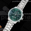 AZ공장 IWC 포르투기저 그린다이얼 브레이슬릿 3716 Portuguese Chrono IW3716 SS AZF 1:1 Best Edition Green Dial on SS Bracelet A69355