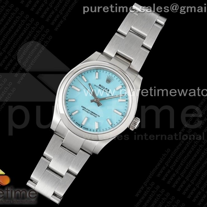 EW공장 롤렉스 오이스터퍼페츄얼 31미리 티파니블루다이얼 Oyster Perpetual 31mm 277200 EWF Best Edition Tiffany Blue Dial on SS Bracelet 6T15