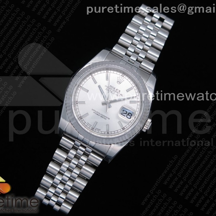 AR공장 V3 롤렉스 데이저스트 36 실버다이얼 쥬빌레브레이슬릿 DateJust 36 SS 116234 904L Steel Silver Dial on Jubilee Bracelet SH3135 V3