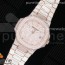 TW공장 노틸러스 로골 올다이어모델 Nautilus Jumbo 5711 RG TWF Full Paved Diamonds Dial Case and Bracelet A324