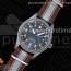 M+F공장 IWC 마크18 헤리티지 티타늄 블랙다이얼 브라운앤그레이나일론스트랩 Mark XVIII IW327006 Titanium Grand Black Dial on Brown/Gray Nylon Strap A35111 (Free Leather Strap)