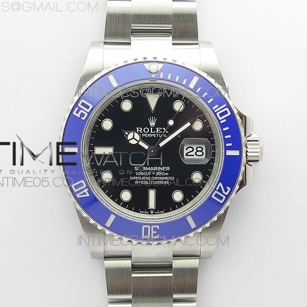 BP공장 롤렉스 서브마리너 41 블루 스머프 2813무브 28800진동 Submariner 41mm 126619 LB SS BP Best Edition Black Dial