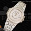 파텍필립 노틸러스 레이디 7021 로즈골드 풀다이아몬드 Nautilus Jumbo Ladies 7021 RG Full Paved Diamonds on Diamonds Plated RG Bracelet MIYOTA 9015