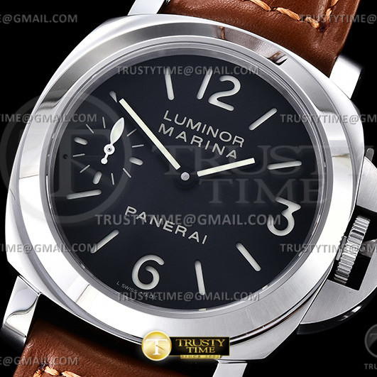 HW공장 파네라이 루미노르 마리나 PAM111 스틸 가죽스트랩 PAM111 Luminor Marina 44mm SS/LE Blk HWF A6497