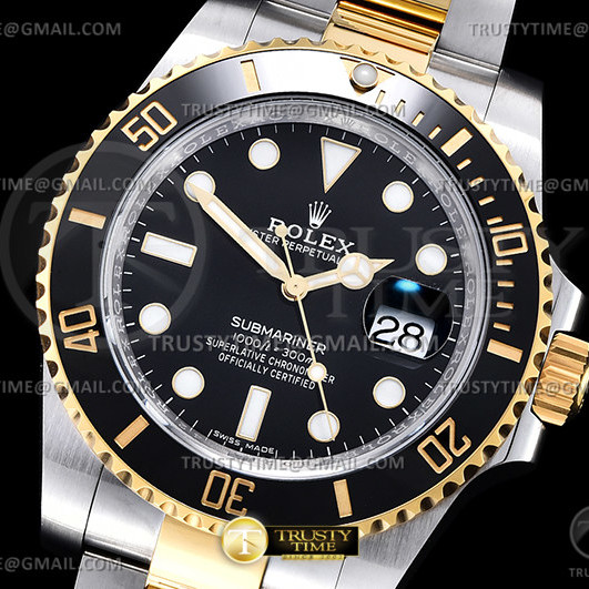 V6공장 롤렉스 서브마리너 41 흑콤 Submariner 126613LN 904 YG/SS Black V6F A3235