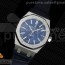 JF공장 오데마피게 로얄오크 15450 Cal.3120 Audemars Piguet Royal Oak 15450 스틸 블루다이얼 가죽줄