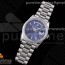 GM공장 데이데이트 36 블루다이얼 2836 Day Date 36 128239 GMF 1:1 Best Edition 904L Steel Blue Dial Stick Markers on Bracelet A2836