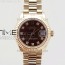 BP공장 롤렉스 데이저스트 28mm 로즈골드금장 브라운다이얼 브레이슬릿 DATEJUST 28MM RG DIAMOND BEZEL BROWN DIAL ON RG BRACELET ETA2671