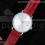 MF공장 포르토피노 37MM 실버다이얼 악어스트랩 Portofino Automatic 37 SS Silver Dial RG Markers on Red Crocodile Strap A35111