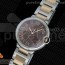 V6공장 까르띠에 발롱블루 42mm 로즈골드 콤비브레이슬릿 도금 Cartier Ballon Bleu de Cartier 42mm Brown Texture Dial