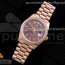 GM공장 롤렉스 데이데이트 40 로골 브라운다이얼 2836 Day Date 40 RG 904L Steel GMF 1:1 Best Edition Brown Textured Dial on RG Bracelet A2836