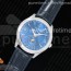 om공장 예거르쿨트르 마스터 캘린더 블루다이얼 블루가죽스트랩 Master Calendar Blue Textured Dial on Blue Leather Strap A866