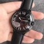 V6공장 까르띠에 발롱블루 드 까르띠에 블랙 DLC 블랙다이얼 V2 Cartier Ballon Bleu de Cartier 42mm Black DLC&Black Dial 블랙스트랩