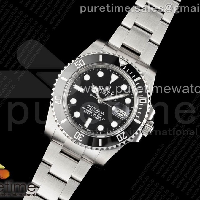 AR공장 V4 롤렉스 서브마리너 40 블랙데이트 2824 Submariner 116610 LN Black Ceramic ARF 1:1 Best Edition 904L SS Case and Bracelet A2824 V4