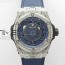 WW공장 V2 유니코 상블루 티타늄 블루다이얼 거미스트랩 Big Bang Sang Bleu Ti Crystal Bezel And Case WWF 1:1 Best Edition Blue Skeletonal Dial On Blue Gummy Strap Asian HB1213 V2